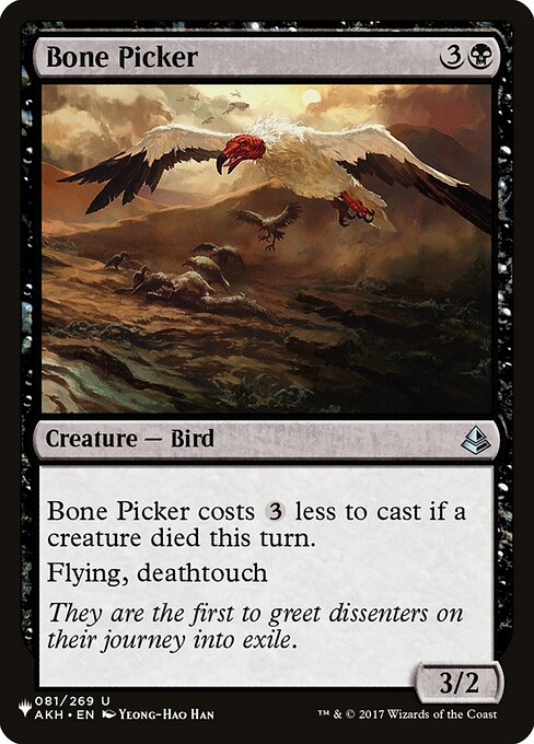 Bone Picker - The List