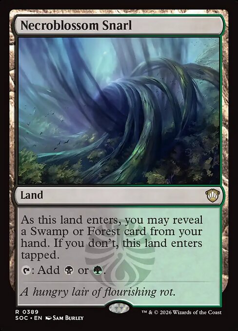 Necroblossom Snarl - Secrets of Strixhaven Commander