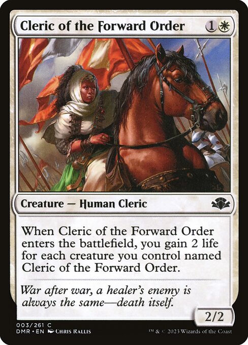Cleric of the Forward Order - Dominaria Remastered