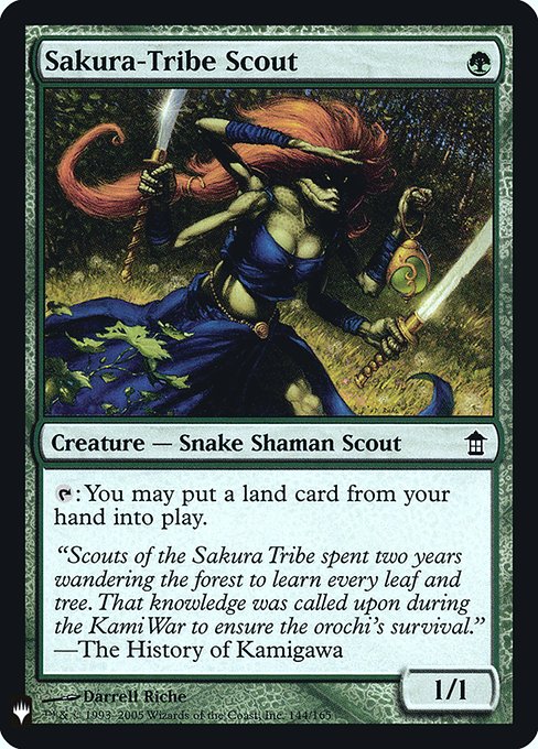 Sakura-Tribe Scout - The List - Promo Foil