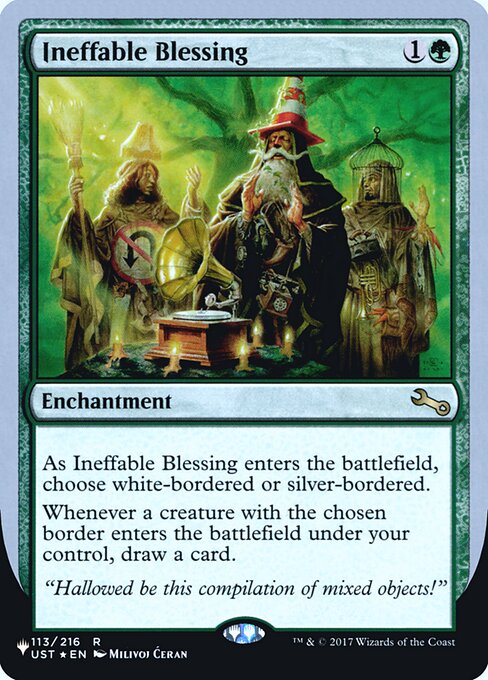 Ineffable Blessing - The List (Unfinity Foil Edition) - Promo Foil