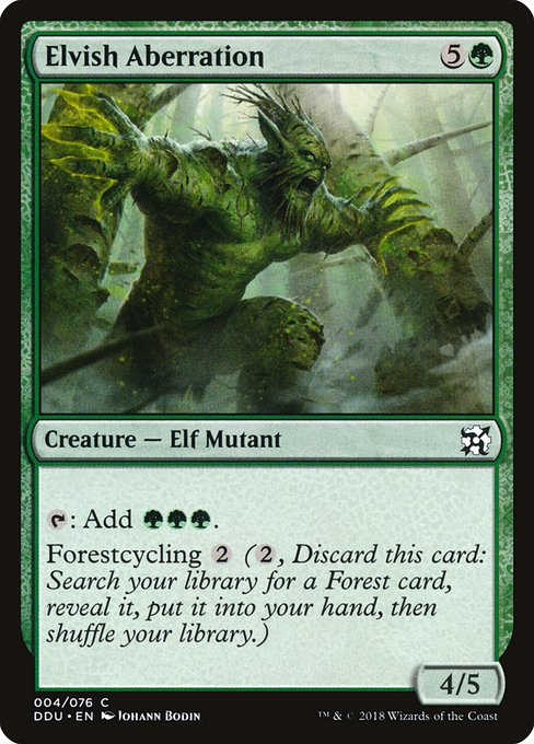 Elvish Aberration - Duel Decks: Elves vs. Inventors