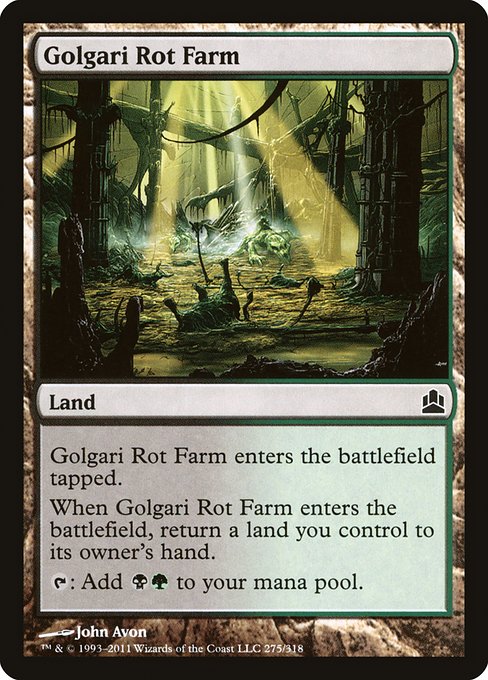 Golgari Rot Farm - Commander 2011