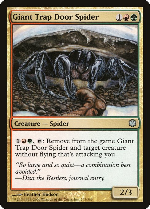 Giant Trap Door Spider - Coldsnap Theme Decks