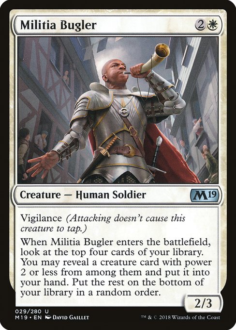 Militia Bugler - Core Set 2019