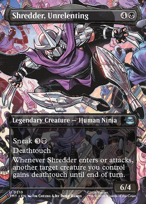 Shredder, Unrelenting - Teenage Mutant Ninja Turtles - Borderless