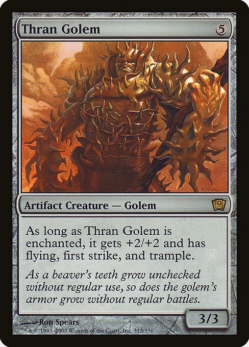 Thran Golem - Ninth Edition