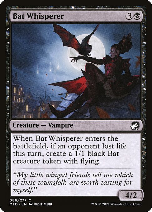 Bat Whisperer - Innistrad: Midnight Hunt