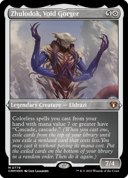 Zhulodok, Void Gorger - Commander Masters - Etched Foil