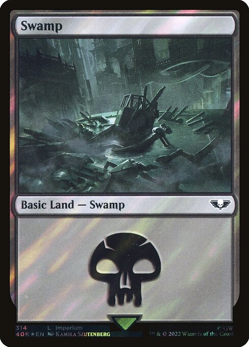 Swamp - Warhammer 40,000 Commander - Surge Foil