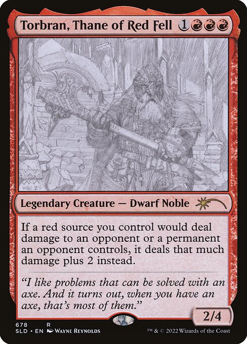 Torbran, Thane of Red Fell - Secret Lair Drop