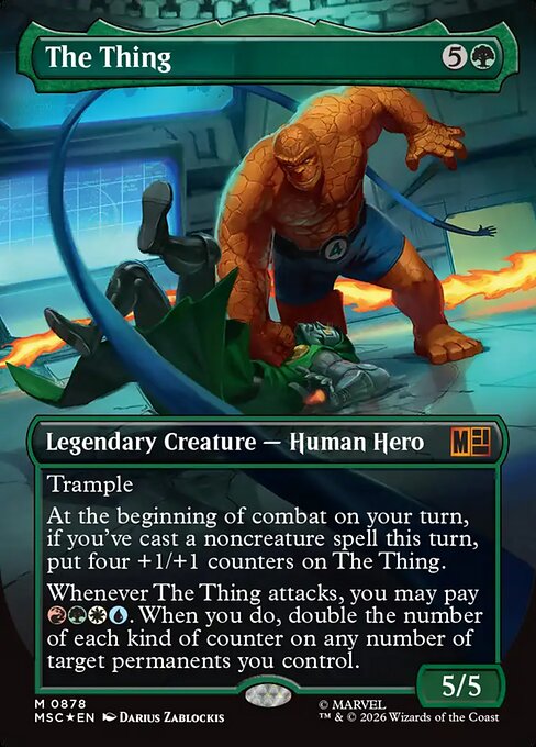 The Thing - Marvel Super Heroes Commander - Surge Foil