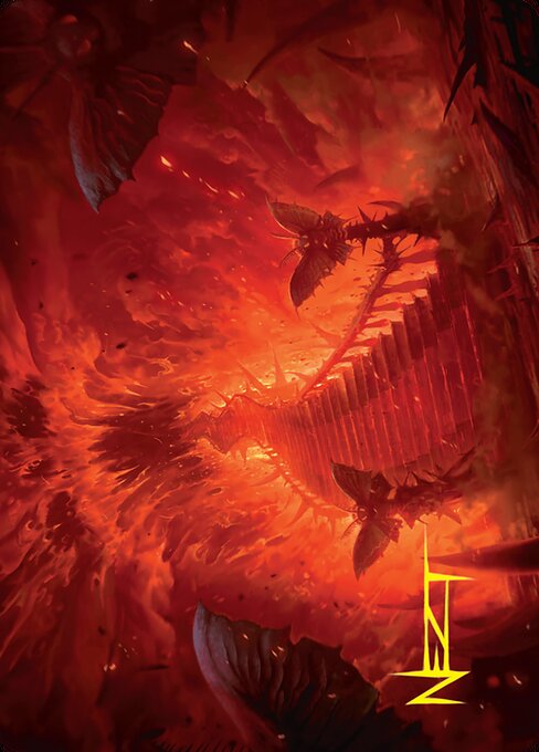 Mountain - Duskmourn: House of Horror Art Series - Borderless