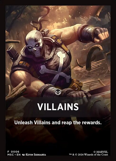 Villains - Marvel Super Heroes Jumpstart Front Cards