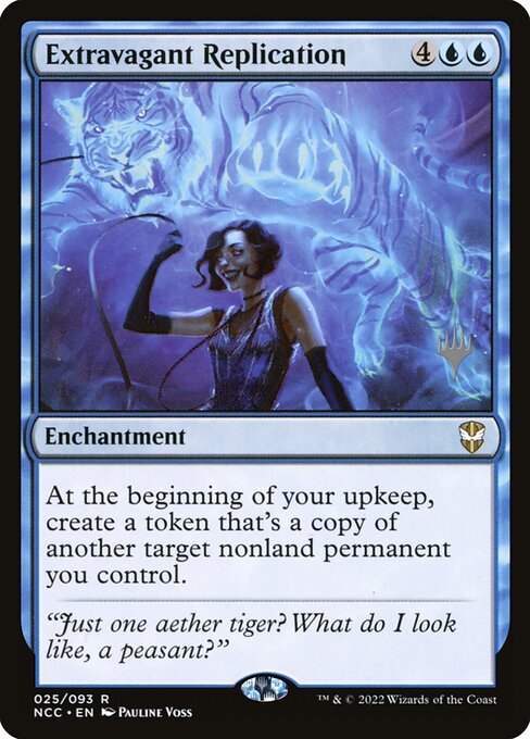 Extravagant Replication - New Capenna Commander Promos