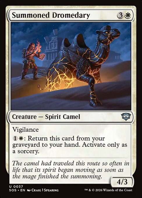 Summoned Dromedary - Secrets of Strixhaven