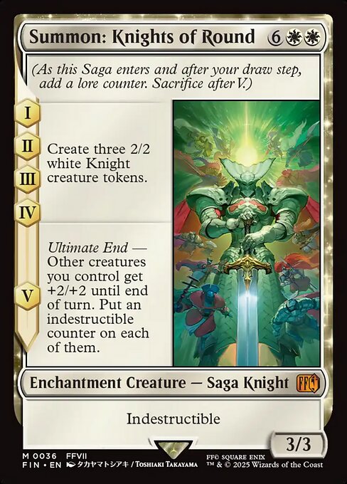 Summon: Knights of Round - Final Fantasy