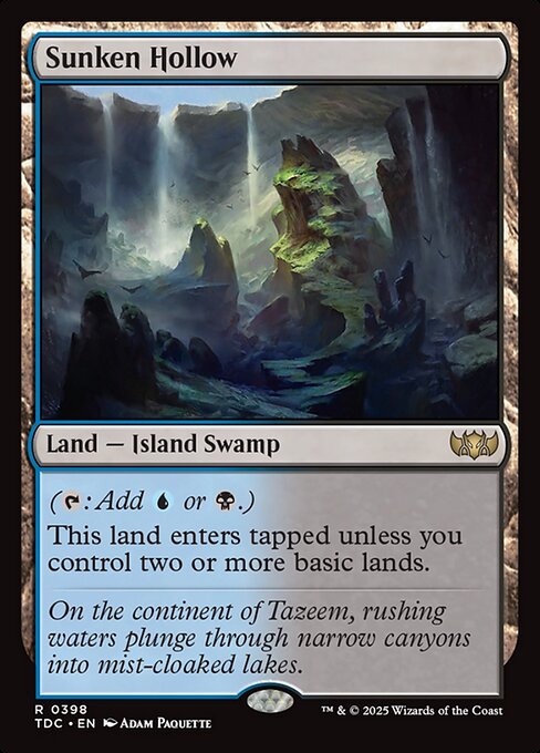 Sunken Hollow - Tarkir: Dragonstorm Commander