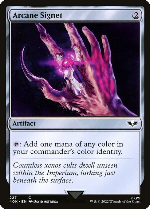 Arcane Signet - Warhammer 40,000 Commander