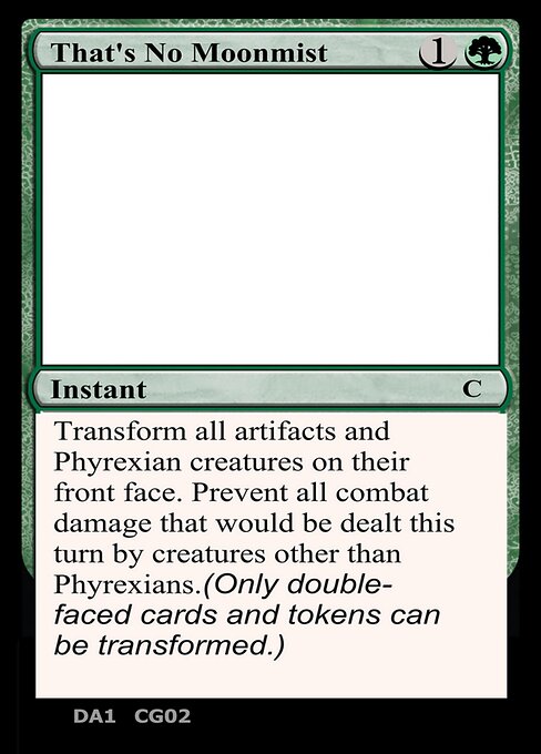 That's No Moonmist - Unknown Event