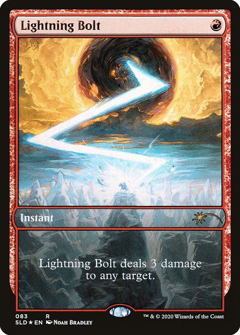 Lightning Bolt - Secret Lair Drop - Promo Foil