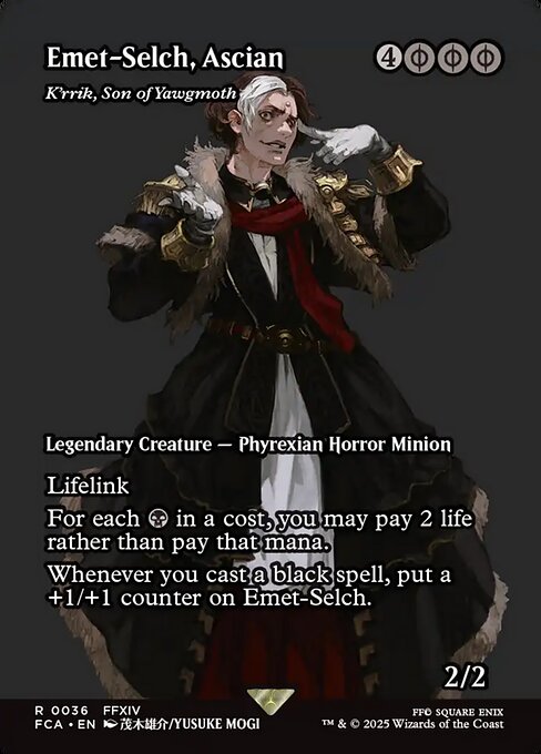 Emet-Selch, Ascian (K'rrik, Son of Yawgmoth) - Final Fantasy: Through the Ages - Borderless