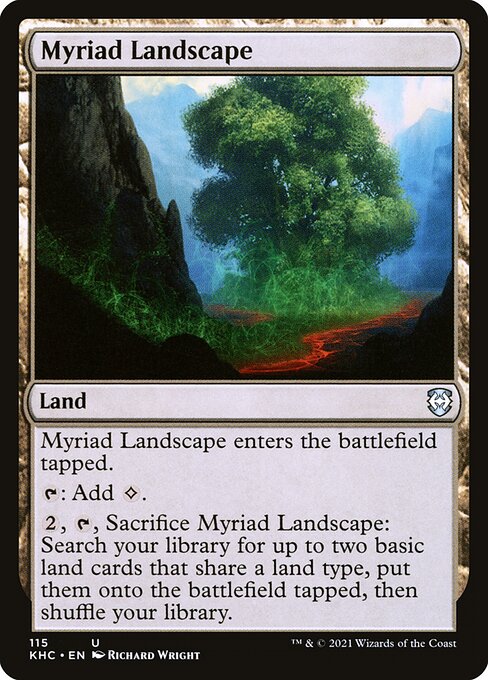 Myriad Landscape - Kaldheim Commander