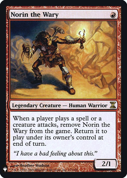 Norin the Wary - The List - Promo Foil