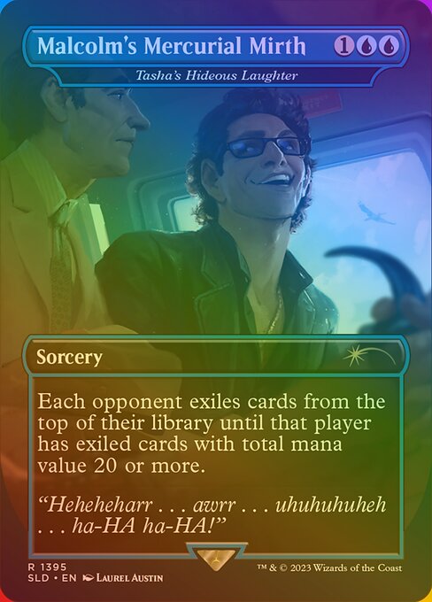 Malcolm's Mercurial Mirth (Tasha's Hideous Laughter) - Secret Lair Drop - Promo Foil