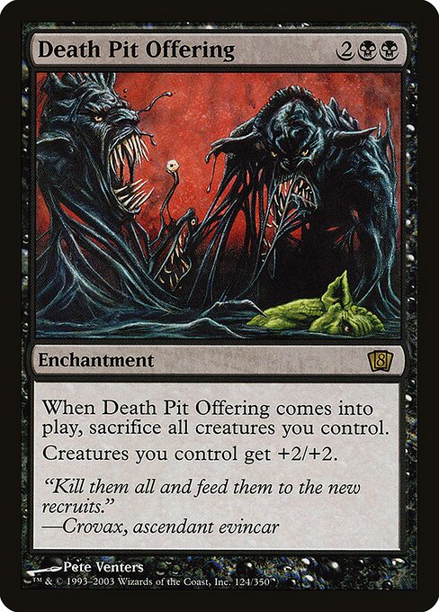 Death Pit Offering - Eighth Edition - Promo Foil