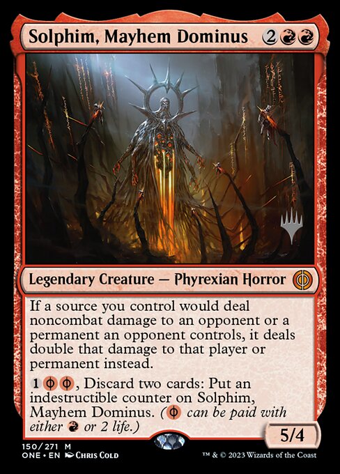 Solphim, Mayhem Dominus - Phyrexia: All Will Be One Promos