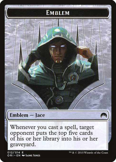 Jace, Telepath Unbound Emblem - Magic Origins Tokens