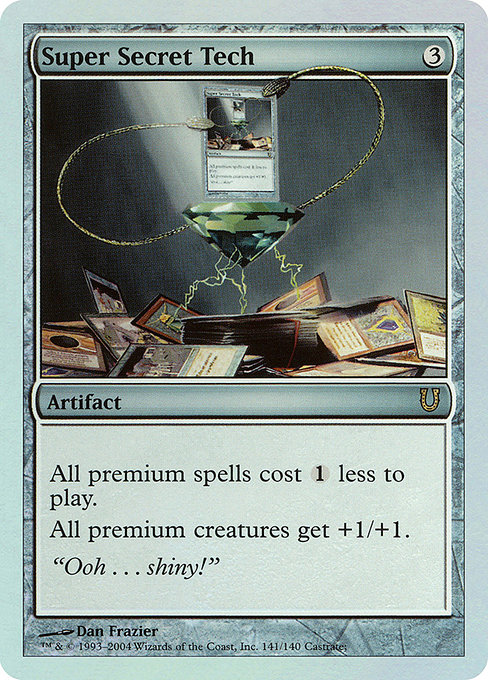 Super Secret Tech - Unhinged - Promo Foil