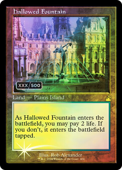 Hallowed Fountain - Ravnica Remastered - Double Rainbow, Retro