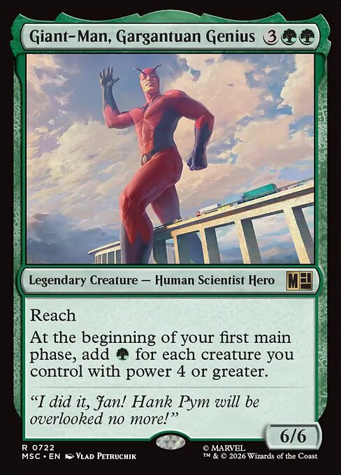 Giant-Man, Gargantuan Genius - Marvel Super Heroes Commander