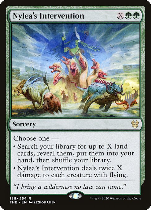 Nylea's Intervention - Theros Beyond Death Promos