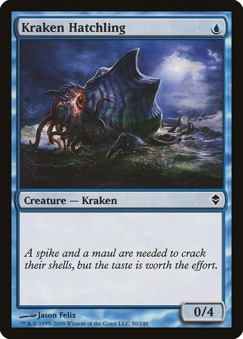 Kraken Hatchling - Zendikar