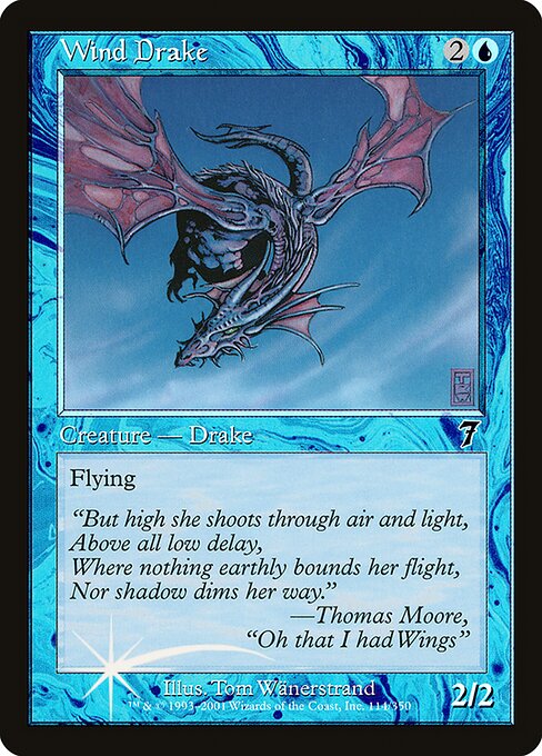 Wind Drake - Seventh Edition - Promo Foil