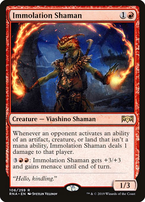 Immolation Shaman - Ravnica Allegiance