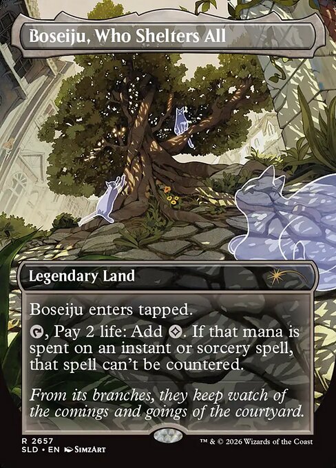 Boseiju, Who Shelters All - Secret Lair Drop - Borderless