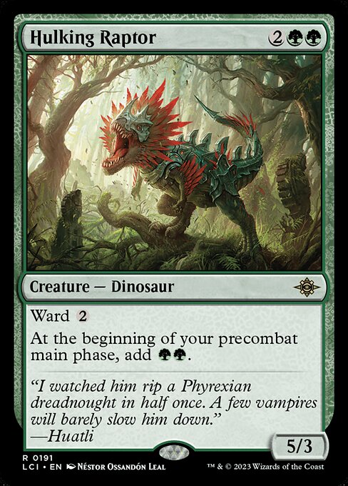 Hulking Raptor - The Lost Caverns of Ixalan