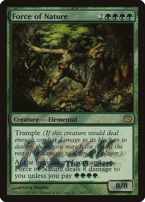 Force of Nature - Ninth Edition Promos - Promo Foil