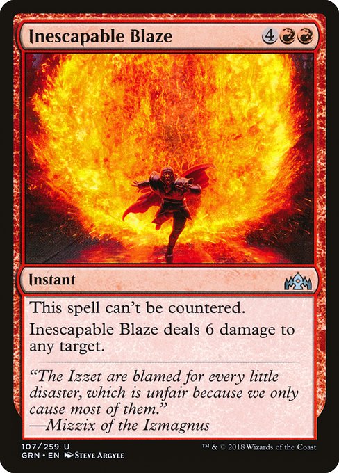 Inescapable Blaze - Guilds of Ravnica