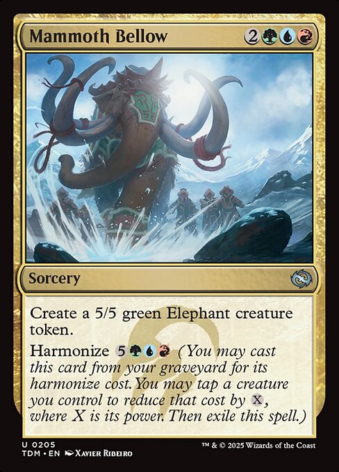Mammoth Bellow - Tarkir: Dragonstorm