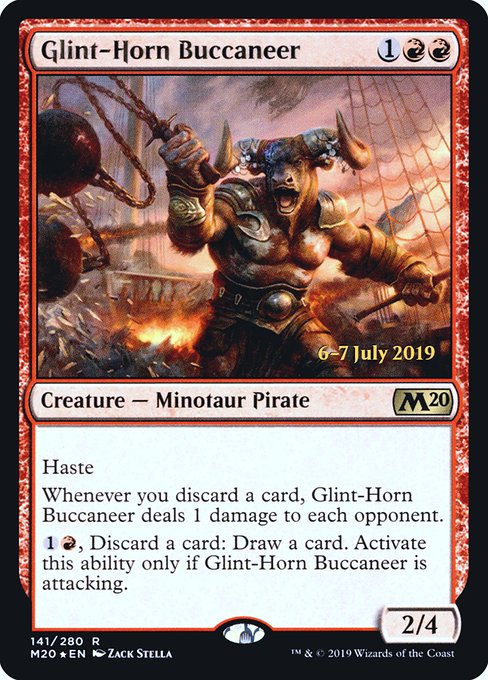 Glint-Horn Buccaneer - Core Set 2020 Promos - Promo Foil