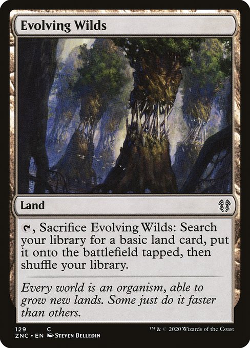 Evolving Wilds - Zendikar Rising Commander