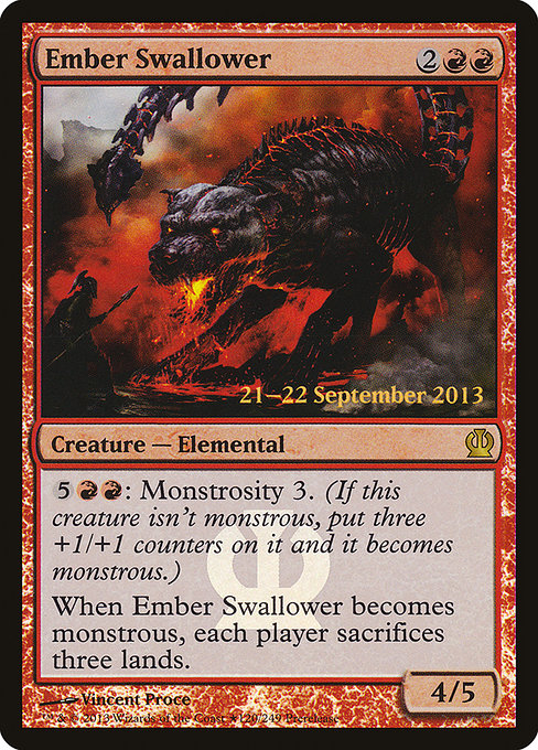 Ember Swallower - Theros Promos - Promo Foil