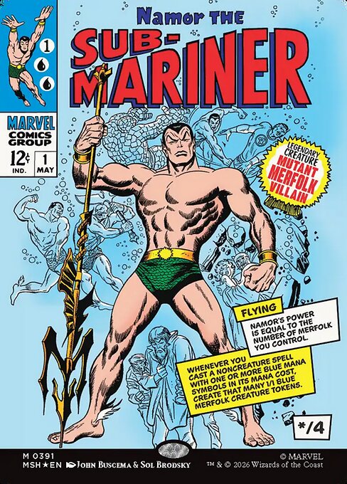 Namor the Sub-Mariner - Marvel Super Heroes - Showcase