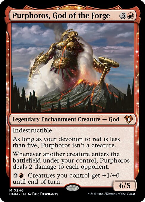 Purphoros, God of the Forge - Commander Masters