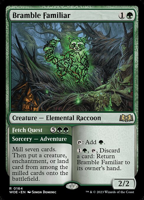 Bramble Familiar // Fetch Quest - Wilds of Eldraine